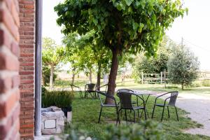 Jardín al aire libre en Agroturisme Sant Dionis
