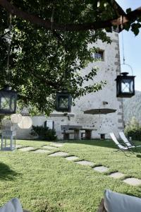 Zahrada ubytování B&B Ciastel