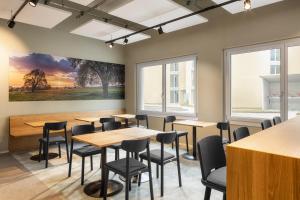Restoran atau tempat makan lain di b_smart motel Amriswil
