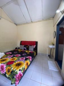 Postel nebo postele na pokoji v ubytování Durian Chalet