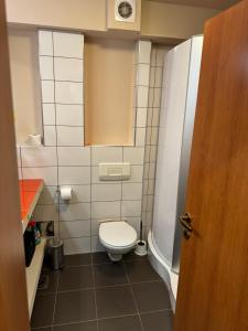 Koupelna v ubytování Apartment Balta