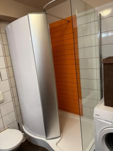 Koupelna v ubytování Apartment Balta
