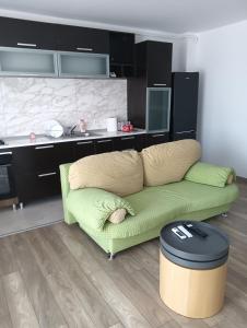 Dapur atau dapur kecil di Charlye 2 apartament