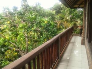 Balkón nebo terasa v ubytování Indraprastha Ubud Home Stay