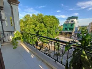 Balkón nebo terasa v ubytování THUY DUNG TAM COC HOMESTAY