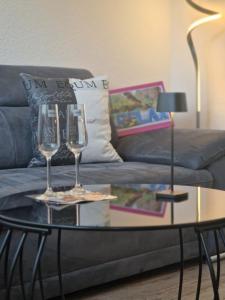 Posezení v ubytování Ferienwohnung Relax