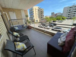 A balcony or terrace at Casa Silvia - Accogliente appartamento a 5 minuti dalla stazione di Pescara Portanuova