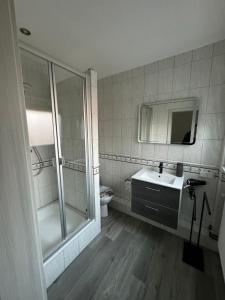 Koupelna v ubytování Ferienwohnung Moncho 2