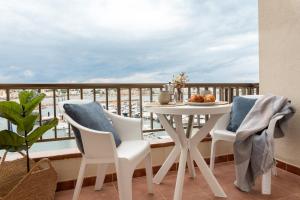 En balkon eller terrasse på Estudio con terraza Lorena