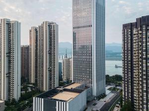 宜昌景观或在酒店看到的城市景观