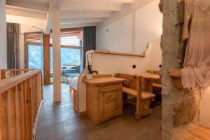 Posezení v ubytování Hotel Chalet Al Foss