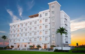 Bygningen som hotellet ligger i