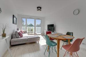 Posedenie v ubytovaní Przystań Letnica by Comfort Apartments