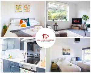 Kuchyň nebo kuchyňský kout v ubytování 7Beds Contractor & Family Haven St Helens + 24 fotografií