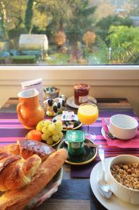 Options de petit-déjeuner proposées aux clients de l'établissement Hôtel Vauban