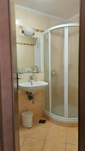 A bathroom at Guest House Pod Grebenom