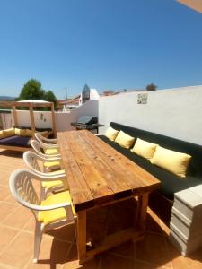 Balkon lub taras w obiekcie Cortijo naturista con vistas-clothing optional