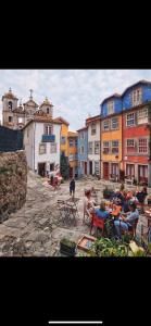 Bygningen som feriehuset ligger i