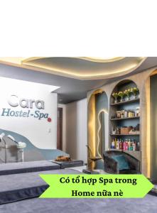 Certifikát, hodnocení, plakát nebo jiný dokument vystavený v ubytování Cara Hostel & Spa