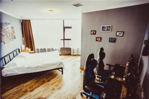 Voodi või voodid majutusasutuse 王子电竞酒店 toas