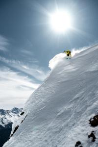 Piz Buin during the winter