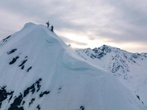 Piz Buin during the winter