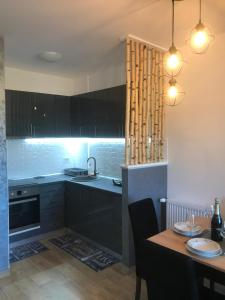 Una cocina o cocineta en Apartman Sanja