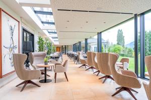 Χώρος καθιστικού στο IMLAUER Hotel Schloss Pichlarn