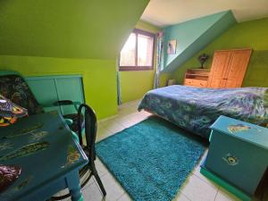 Postel nebo postele na pokoji v ubytování Le Domaine des Sources + 25 fotografií