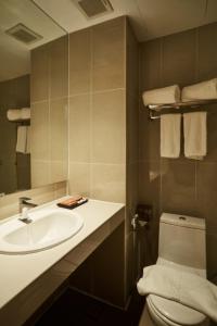 Koupelna v ubytování BTC Hotel 比特币酒店 + 34 fotografií