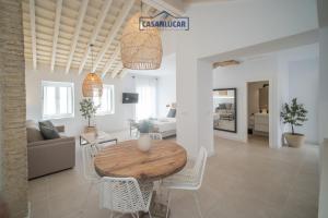 Μια τηλεόραση ή/και κέντρο ψυχαγωγίας στο Sanlucar Centro - Apartamento 4