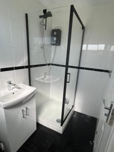 Et badeværelse på Costal retreat - chalet 275