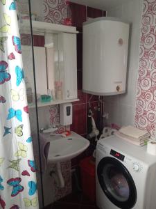 Koupelna v ubytování Apartman Hrkalovic