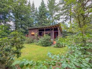 Κήπος έξω από το Wood Cabin
