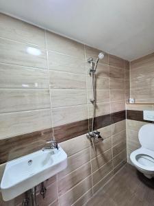 Koupelna v ubytování Gästehaus EMELI