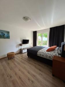 Telewizja i/lub zestaw kina domowego w obiekcie Villa LILIA