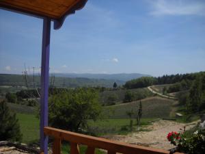 a view from the porch of a house at Aurel inattendu in Aurel +17 photos