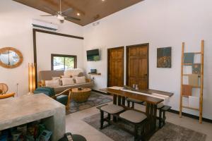Χώρος καθιστικού στο Jungle Glory Home Arriba