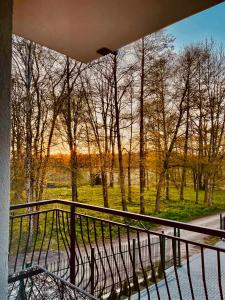 Vonkajšia záhrada v ubytovaní Apartament Rybical