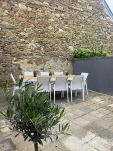 Patio nebo venkovní prostory v ubytování Gîte chez Naisse