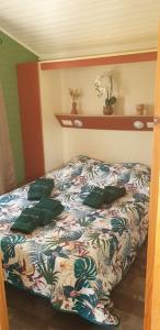Postel nebo postele na pokoji v ubytování Casa verde