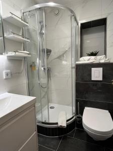 Vannituba majutusasutuses Hotel Markgraf