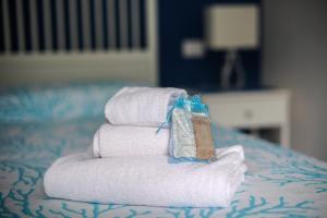 Letto o letti in una camera di Attico Panoramico