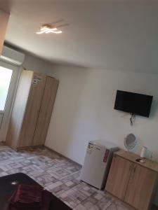 Kuchyň nebo kuchyňský kout v ubytování Casa Andrei A