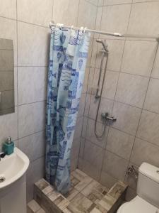 Koupelna v ubytování Casa Andrei A