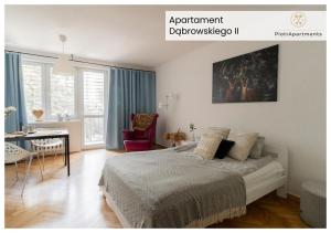 Posteľ alebo postele v izbe v ubytovaní PiotrApartments - Big City Life Apartments in Central Warszawa