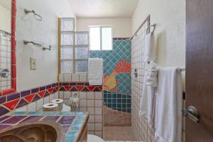 Koupelna v ubytování Aventura + 34 fotografií