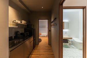 Η κουζίνα ή μικρή κουζίνα στο Flower Base HIMAWARI