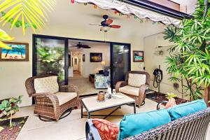 Posezení v ubytování Maui Kamaole M109