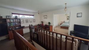 Knihovna v bed and breakfast